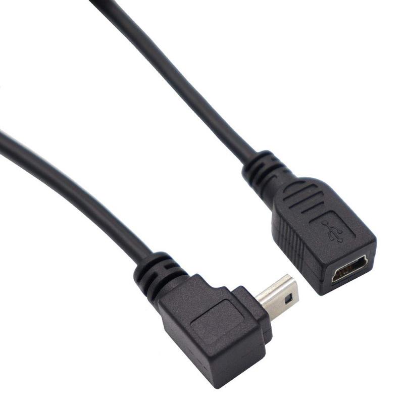 ViViSun USB2.0-Mini B延長ケーブル USB2.0-Mini B to Mini B 5PINケーブル オスtoメス ミニBコネクタ オス−ミニBコネクタ メス（ミニB