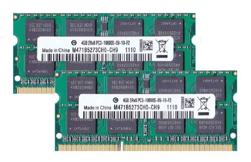 PC3-10600(DDR3-1333) SO-DIMM 4GB×2枚組 1.5V 204pin メモリンゴブランドノートPC用メモリ mac & windows対応