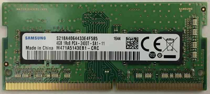 [SAMSUNG ORIGINAL] サムスン純正 PC4-19200 DDR4-2400 8GB (1024Mx8) 260pin SO-DIMM ノート用メモリ バルク品