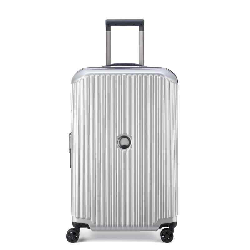 [デルセー] スーツケース キャリーケース TSAロック 容量拡張 360度回転車輪 静音 軽量 出張 Securitime Zip 85L シルバー