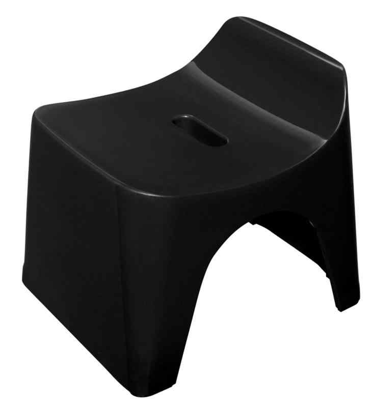 シンカテック ヒューバス 風呂椅子H20 座面高さ20cm (ブラック)