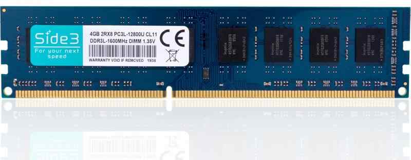 Side3 デスクトップPC用メモリ DDR3L-1600 (PC3L-12800) (4GB x 1)