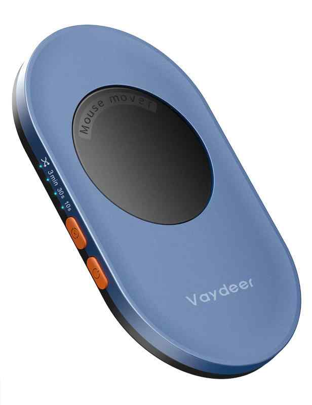 VAYDEER 超薄型 マウスジグラー 検出不能 マウスムーバー ON/OFFスイッチ、ランダムインターバルタイマー付き 物理的 マウス 自動 動かす