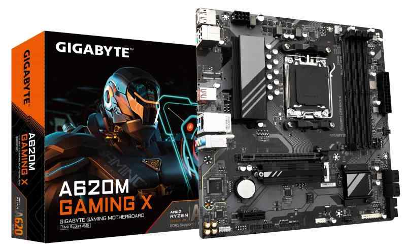 GIGABYTE A620M GAMING X マザーボード MicroATX [AMD A620チップセット搭載] MB6143