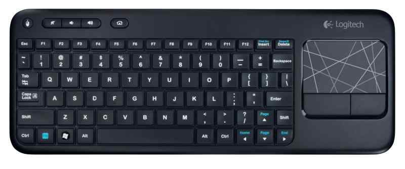 Logitech Wireless Touch Keyboard K400 with Built-In Multi-Touch Touchpad, Black 並行輸入