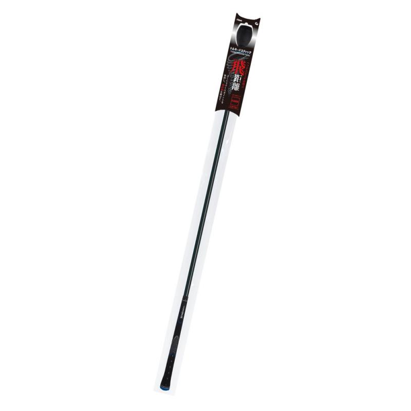 Tabata(タバタ) ゴルフ スイング 素振り 練習用品 トルネードスティック ショート ロング GV0231/GV0232 (ブラック, 全長：1040mm)