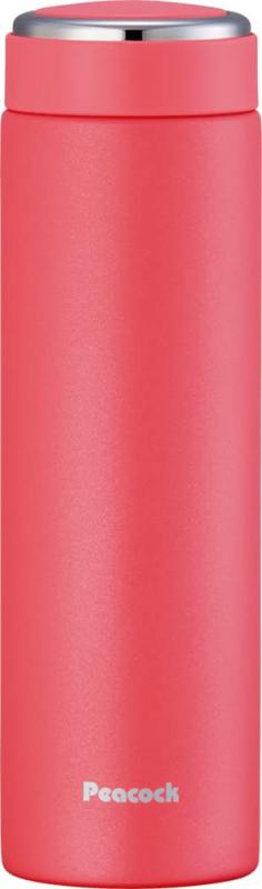 ピーコック魔法瓶工業 水筒 ステンレスボトル スクリュー マグ タイプ スポーツドリンク 対応 0.48L ルージュピンク AKW-48 P
