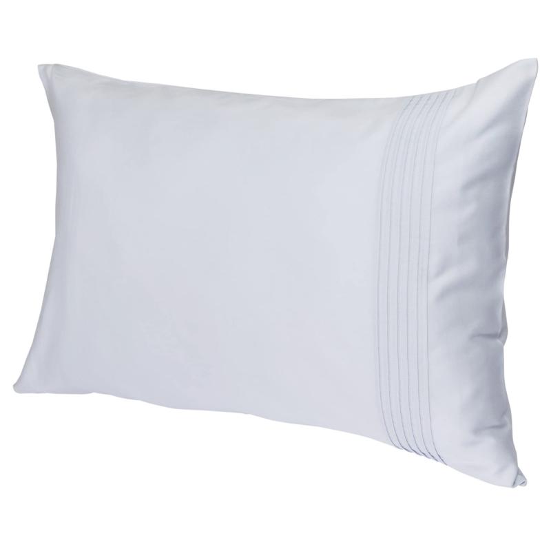 nishikawa 【 西川 】 枕カバー 63X43cmのサイズの枕に対応 洗える 綿100% 防縮加工 無地 日本製 ブルー PJ02005060