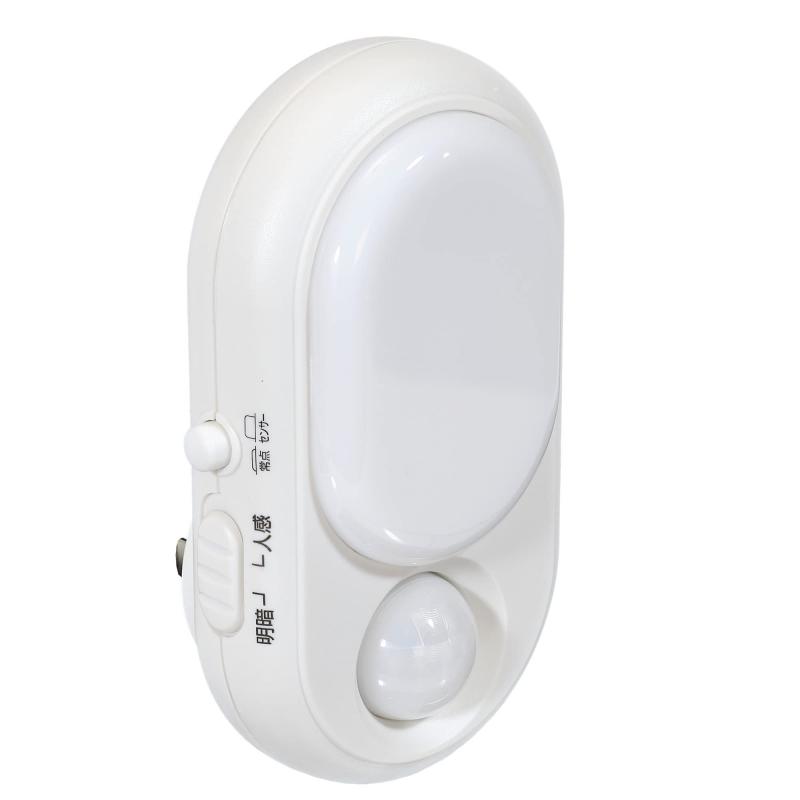 エルパ (ELPA) LEDセンサー付ライト LEDライト 間接照明 ナイトライト 100V 0.6W アンバー 屋内用 PM-L240