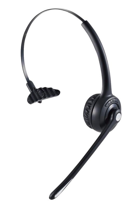 エレコム ヘッドセット Bluetooth5.2 ワイヤレス 片耳 最大18時間通話 軽量で疲れにくい 通話 音声・ミュート操作可能 USB充電 ブラック