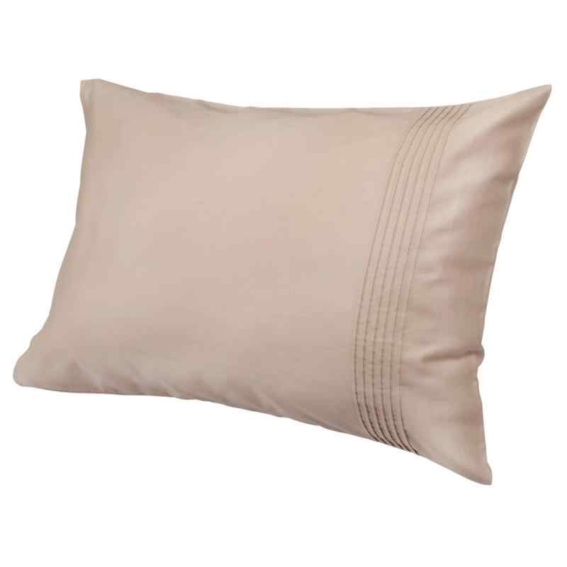 nishikawa 【 西川 】 枕カバー 63X43cmのサイズの枕に対応 洗える 綿100% 防縮加工 無地 日本製 ベージュ PJ02005060