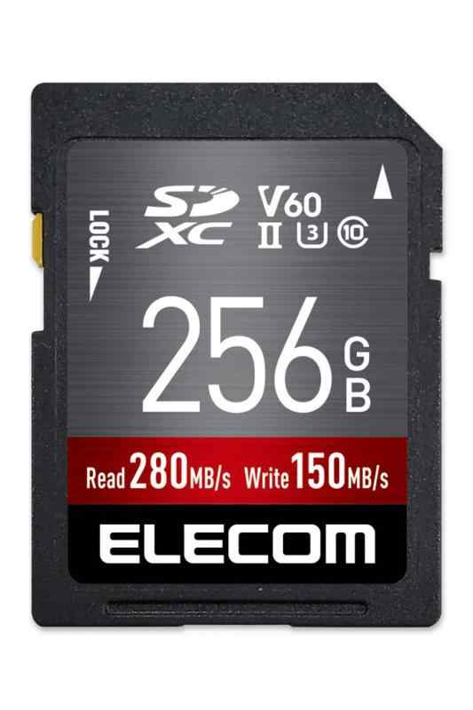 エレコム SDカード 256GB SDXC データ復旧サービス付 UHS-II V60 MF-FS256GU23V6R