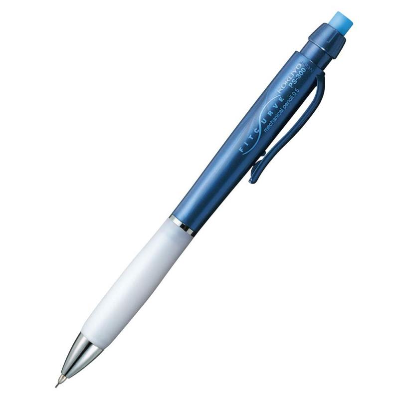 コクヨ シャープペンシル フィットカーブ 芯径0.5mm PS-300B 青