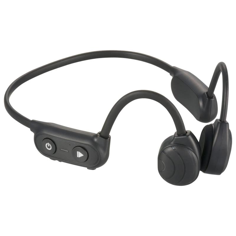 オーム(OHM) 電機 AudioComm 骨伝導ワイヤレスイヤホン Bluetooth 無線 両耳 HP-BC200Z 03-0786ブラック