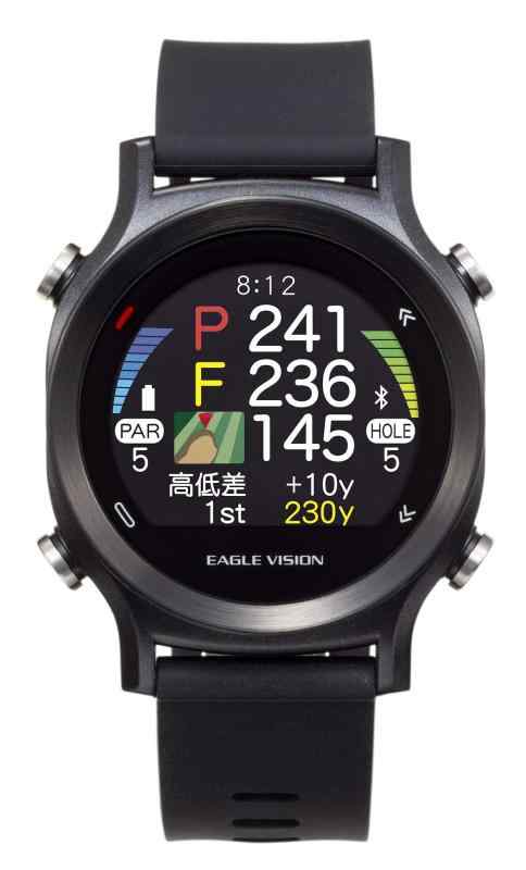 アサヒゴルフ EAGLE VISION watch ACE EV-933 BK ブラック
