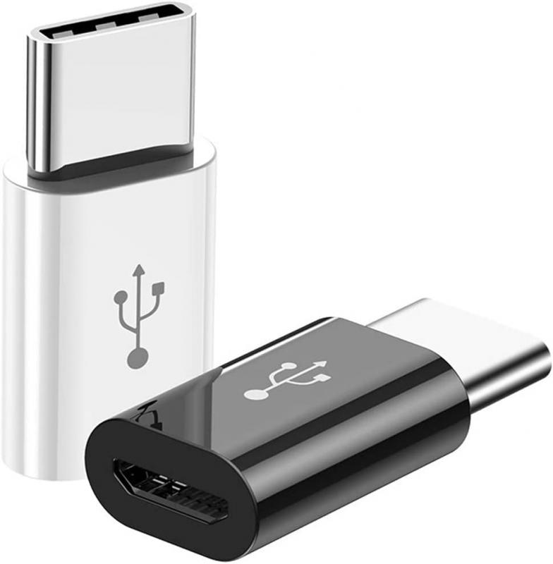 USB Type Cアダプタ 2個セット micro USB to type c 変換コネクタ 新しいMacBook/LG G5 / HTC 10に対応 裏表関係なく挿せる 高速転送可能
