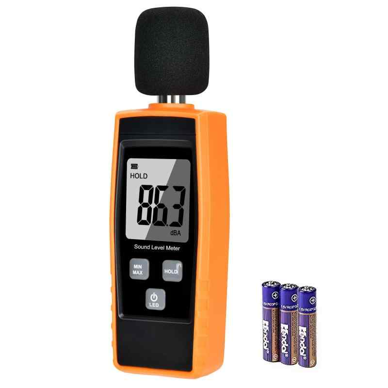 デジタル騒音計・C-Timvasion 高精度 騒音レベル測定 音量測定器 バックライト搭載のLCD表示 音量測定器 ゲーム 自由研究 野外イベント