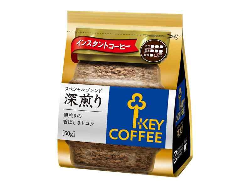 キーコーヒー インスタントコーヒー スペシャルブレンド 深煎り 袋・詰め替え用 60g