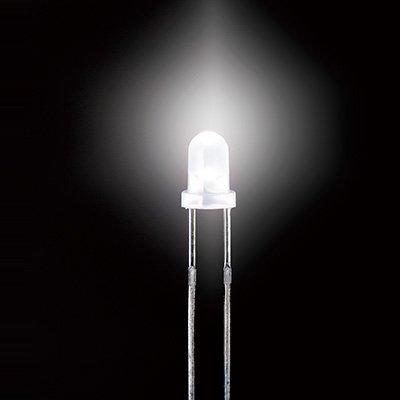 ミネシマ LED 3mm 白 5個入り 模型製作用素材 HP-27