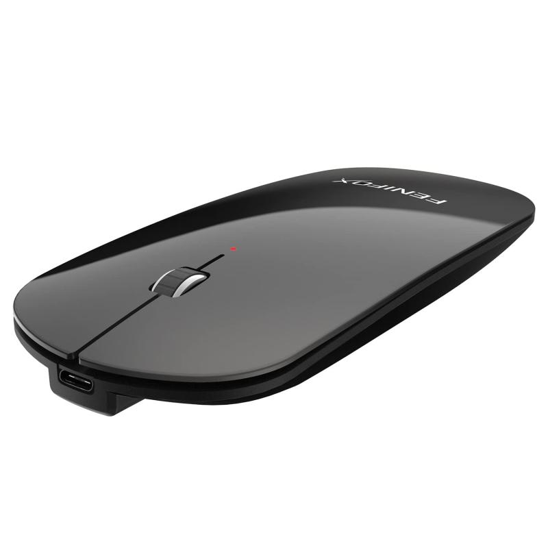 FENIFOX Bluetoothマウス スリム ミニ さやき 静音 フラット ポータブル ワイヤレス マウス 充電式 ノートパソコン PC タブレット Androi