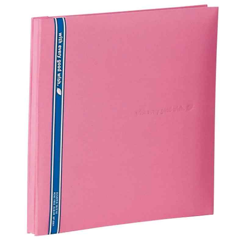 セキセイ(Sekisei) アルバム フリー ハーパーハウス ミニフリーアルバム 白台紙 20ページ 11~20ページ 布 ピンク XP-2001